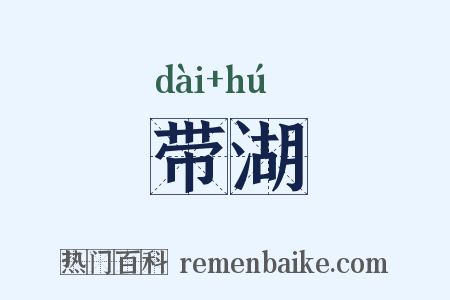 带湖是什么意思的图片